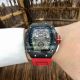 Richard Mille RM011 Carbon Case Red Strap Watch(6)_th.jpg